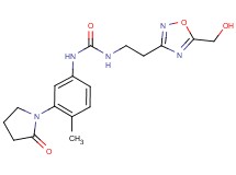 N-{2-[5-(hydroxymethyl)-1,2,4-oxadiazol-3-yl]ethyl}-N'-[4-methyl-3-(2-oxopyrrolidin-1-yl)phenyl]urea