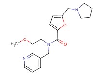 N-(2-methoxyethyl)-N-(pyridin-3-ylmethyl)-5-(pyrrolidin-1-ylmethyl)-2-furamide
