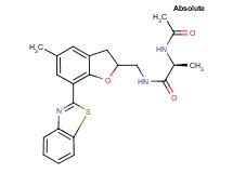 N~2~-acetyl-N~1~-{[7-(1,3-benzothiazol-2-yl)-5-methyl-2,3-dihydro-1-benzofuran-2-yl]methyl}-L-alaninamide