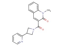 1-methyl-3-[(3-pyridin-2-ylazetidin-1-yl)carbonyl]quinolin-2(1H)-one