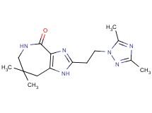 2-[2-(3,5-dimethyl-1H-1,2,4-triazol-1-yl)ethyl]-7,7-dimethyl-5,6,7,8-tetrahydroimidazo[4,5-c]azepin-4(1H)-one