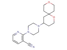 2-[4-(1,9-dioxaspiro[5.5]undec-4-yl)piperazin-1-yl]nicotinonitrile