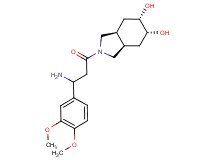 (3aR*,5R*,6S*,7aS*)-2-[3-amino-3-(3,4-dimethoxyphenyl)propanoyl]octahydro-1H-isoindole-5,6-diol