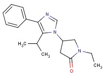 1-ethyl-4-(5-isopropyl-4-phenyl-1H-imidazol-1-yl)pyrrolidin-2-one