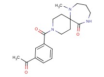 3-(3-acetylbenzoyl)-7-methyl-3,7,11-triazaspiro[5.6]dodecan-12-one
