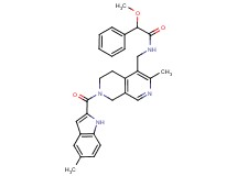 2-methoxy-N-({3-methyl-7-[(5-methyl-1H-indol-2-yl)carbonyl]-5,6,7,8-tetrahydro-2,7-naphthyridin-4-yl}methyl)-2-phenylacetamide
