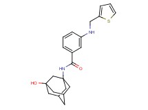 N-(3-hydroxy-1-adamantyl)-3-[(2-thienylmethyl)amino]benzamide