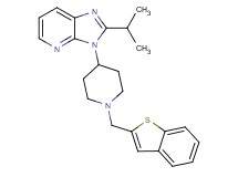 3-[1-(1-benzothien-2-ylmethyl)-4-piperidinyl]-2-isopropyl-3H-imidazo[4,5-b]pyridine
