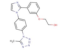 2-(3-{1-[4-(5-methyl-1H-tetrazol-1-yl)phenyl]-1H-imidazol-2-yl}phenoxy)ethanol