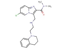 6-chloro-3-({[2-(3,4-dihydro-1(2H)-quinolinyl)ethyl]amino}methyl)-N,N-dimethylimidazo[1,2-a]pyridine-2-carboxamide