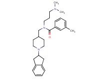 N-{[1-(2,3-dihydro-1H-inden-2-yl)-4-piperidinyl]methyl}-N-[3-(dimethylamino)propyl]-3-methylbenzamide