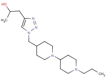 1-{1-[(1'-propyl-1,4'-bipiperidin-4-yl)methyl]-1H-1,2,3-triazol-4-yl}propan-2-ol