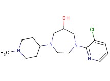 1-(3-chloropyridin-2-yl)-4-(1-methylpiperidin-4-yl)-1,4-diazepan-6-ol