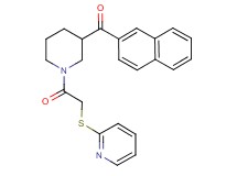 2-naphthyl{1-[(2-pyridinylthio)acetyl]-3-piperidinyl}methanone