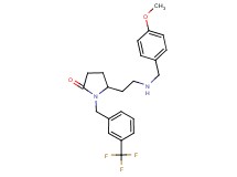 5-{2-[(4-methoxybenzyl)amino]ethyl}-1-[3-(trifluoromethyl)benzyl]-2-pyrrolidinone