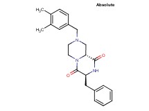 (3S,9aR)-3-benzyl-8-(3,4-dimethylbenzyl)tetrahydro-2H-pyrazino[1,2-a]pyrazine-1,4(3H,6H)-dione