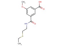 3-({[2-(ethylthio)ethyl]amino}carbonyl)-5-methoxybenzoic acid