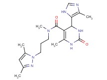 N-[3-(3,5-dimethyl-1H-pyrazol-1-yl)propyl]-N,6-dimethyl-4-(4-methyl-1H-imidazol-5-yl)-2-oxo-1,2,3,4-tetrahydropyrimidine-5-carboxamide