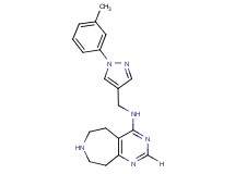 N-{[1-(3-methylphenyl)-1H-pyrazol-4-yl]methyl}-6,7,8,9-tetrahydro-5H-pyrimido[4,5-d]azepin-4-amine