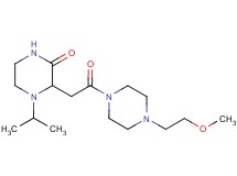 4-isopropyl-3-{2-[4-(2-methoxyethyl)-1-piperazinyl]-2-oxoethyl}-2-piperazinone