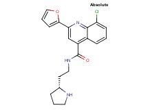 8-chloro-2-(2-furyl)-N-{2-[(2R)-2-pyrrolidinyl]ethyl}-4-quinolinecarboxamide hydrochloride