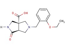 (3aR*,6aS*)-5-(2-ethoxybenzyl)-1-oxohexahydropyrrolo[3,4-c]pyrrole-3a(1H)-carboxylic acid