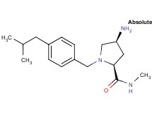 (2S,4S)-4-amino-1-(4-isobutylbenzyl)-N-methylpyrrolidine-2-carboxamide