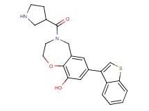 7-(1-benzothien-3-yl)-4-(3-pyrrolidinylcarbonyl)-2,3,4,5-tetrahydro-1,4-benzoxazepin-9-ol hydrochloride