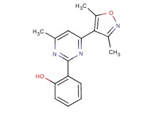 2-[4-(3,5-dimethyl-4-isoxazolyl)-6-methyl-2-pyrimidinyl]phenol