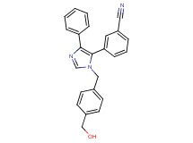3-{1-[4-(hydroxymethyl)benzyl]-4-phenyl-1H-imidazol-5-yl}benzonitrile