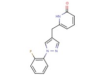 6-{[1-(2-fluorophenyl)-1H-pyrazol-4-yl]methyl}pyridin-2(1H)-one