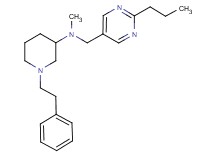 N-methyl-1-(2-phenylethyl)-N-[(2-propyl-5-pyrimidinyl)methyl]-3-piperidinamine