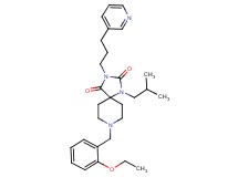 8-(2-ethoxybenzyl)-1-isobutyl-3-[3-(3-pyridinyl)propyl]-1,3,8-triazaspiro[4.5]decane-2,4-dione