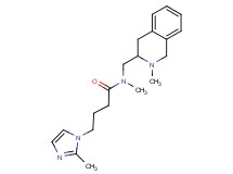N-methyl-4-(2-methyl-1H-imidazol-1-yl)-N-[(2-methyl-1,2,3,4-tetrahydro-3-isoquinolinyl)methyl]butanamide