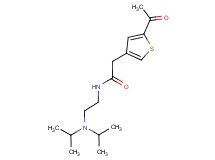 2-(5-acetyl-3-thienyl)-N-[2-(diisopropylamino)ethyl]acetamide