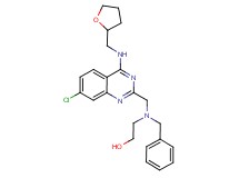 2-[benzyl({7-chloro-4-[(tetrahydro-2-furanylmethyl)amino]-2-quinazolinyl}methyl)amino]ethanol