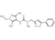N'-(1-ethyl-3,5-dimethyl-1H-pyrazol-4-yl)-N-methyl-N-[(5-phenylisoxazol-3-yl)methyl]urea