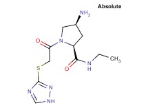 (2S,4S)-4-amino-N-ethyl-1-[(1H-1,2,4-triazol-3-ylthio)acetyl]pyrrolidine-2-carboxamide