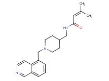 N-{[1-(isoquinolin-5-ylmethyl)piperidin-4-yl]methyl}-3-methylbut-2-enamide