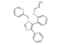 2-({5-[2-(allyloxy)phenyl]-4-phenyl-1H-imidazol-1-yl}methyl)pyridine