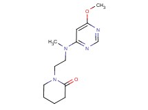1-{2-[(6-methoxypyrimidin-4-yl)(methyl)amino]ethyl}piperidin-2-one
