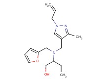 2-[[(1-allyl-3-methyl-1H-pyrazol-4-yl)methyl](2-furylmethyl)amino]butan-1-ol