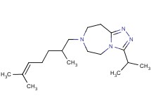 7-(2,6-dimethyl-5-hepten-1-yl)-3-isopropyl-6,7,8,9-tetrahydro-5H-[1,2,4]triazolo[4,3-d][1,4]diazepine