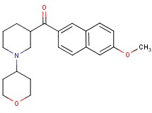 (6-methoxy-2-naphthyl)[1-(tetrahydro-2H-pyran-4-yl)-3-piperidinyl]methanone