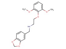 (1,3-benzodioxol-5-ylmethyl)[2-(2,6-dimethoxyphenoxy)ethyl]amine