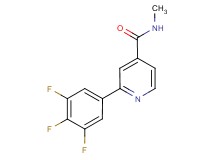 N-methyl-2-(3,4,5-trifluorophenyl)isonicotinamide