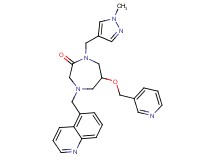 1-[(1-methyl-1H-pyrazol-4-yl)methyl]-6-(3-pyridinylmethoxy)-4-(5-quinolinylmethyl)-1,4-diazepan-2-one