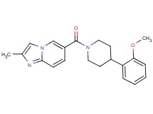 6-{[4-(2-methoxyphenyl)piperidin-1-yl]carbonyl}-2-methylimidazo[1,2-a]pyridine