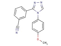 3-[4-(4-methoxyphenyl)-4H-1,2,4-triazol-3-yl]benzonitrile