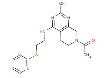 7-acetyl-2-methyl-N-[2-(pyridin-2-ylthio)ethyl]-5,6,7,8-tetrahydropyrido[3,4-d]pyrimidin-4-amine